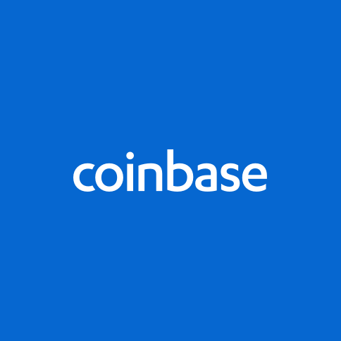COINBASE isimli şirketin kurumsal kimlik logo tasarımı