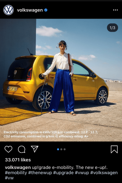 Volkswagen kurumsal kimlik sosyal medya tasarımı