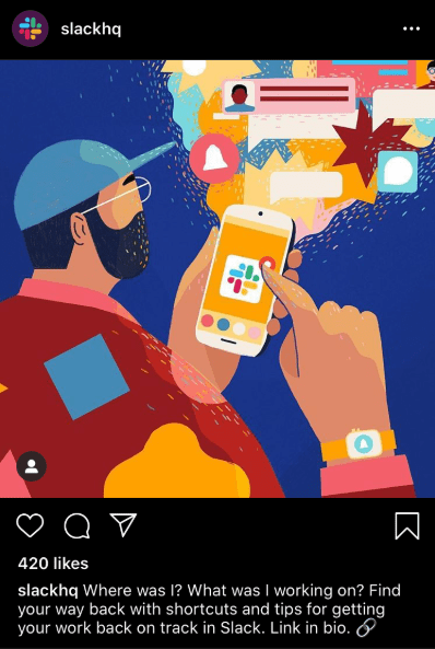 Slack kurumsal kimlik sosyal medya tasarımı