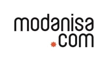 Modanisa isimli şirketinin logo çalışması örneği