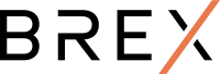 brex isimli finans danışmanlık şirketinin logo çalışması örneği