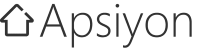 Apsiyon isimli saas şirketinin logo çalışması örneği