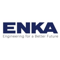 ENKA isimli Mühendislik ve inşaat firmasının logo tasarımı çalışması örneği