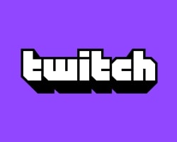 twitch isimli şirketinin logo çalışması örneği