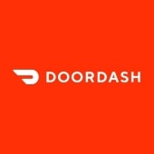 Doordash isimli şirketin kurumsal kimlik logo tasarımı