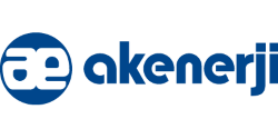 Akenerji isimli enerji şirketinin logo çalışması örneği