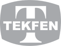 Tekfen İnşaat ve Tesisat isimli İnşaat ve Tesisat şirketinin logo çalışması örneği