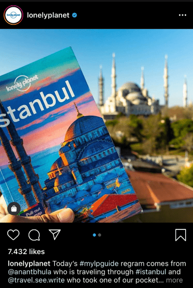 Lonely Planet kurumsal kimlik sosyal medya tasarımı