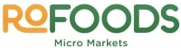 Rofoods isimli otomat şirketinin logo çalışması örneği