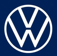 Volkswagen isimli şirketin kurumsal kimlik logo tasarımı