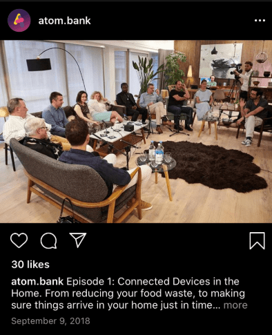 Atom Bank kurumsal kimlik sosyal medya tasarımı