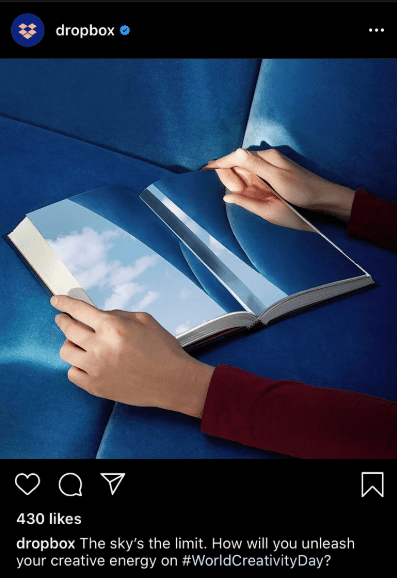 Dropbox kurumsal kimlik sosyal medya tasarımı