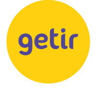 Getir isimli şirketin kurumsal kimlik logo tasarımı