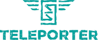 teleporter isimli oyun şirketin logo çalışması örneği