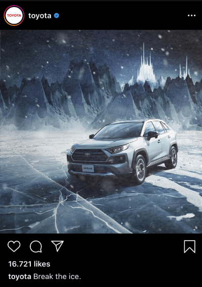 Toyota kurumsal kimlik sosyal medya tasarımı